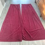 Velours gordijnen met binnenvoering, Huis en Inrichting, Stoffering | Gordijnen en Lamellen, Ophalen of Verzenden, 200 cm of meer