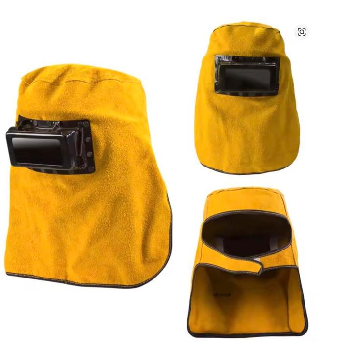 Leren laskap met automatisch verduisterend glas, Doe-het-zelf en Verbouw, Laskappen, Nieuw, Ophalen of Verzenden