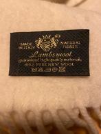 Grote witte poncho 100% wol, Ophalen of Verzenden, Gedragen, Maat 38/40 (M), Sjaal