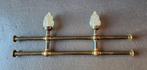 8 antieke Engelse pub of Café lampen 125 cm lang messing, Antiek en Kunst, Ophalen