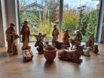 Mooie oude kerststal figuren, Diversen, Kerst, Ophalen of Verzenden