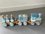Little Dutch houten blokkentrein blauw, Kinderen en Baby's, Speelgoed | Houten speelgoed, Overige typen, Zo goed als nieuw, Ophalen