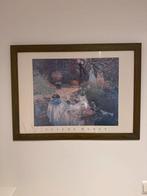 Claude Monet Print - Tuin in Giverny, Antiek en Kunst, Kunst | Schilderijen | Klassiek, Ophalen of Verzenden