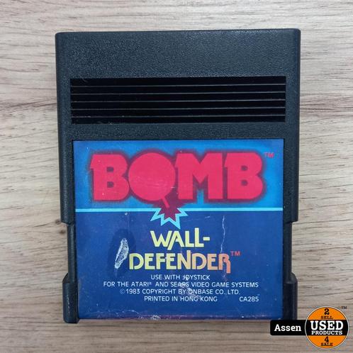 Bomb Wall Defender Atari 2600 Game, Spelcomputers en Games, Games | Atari, Zo goed als nieuw