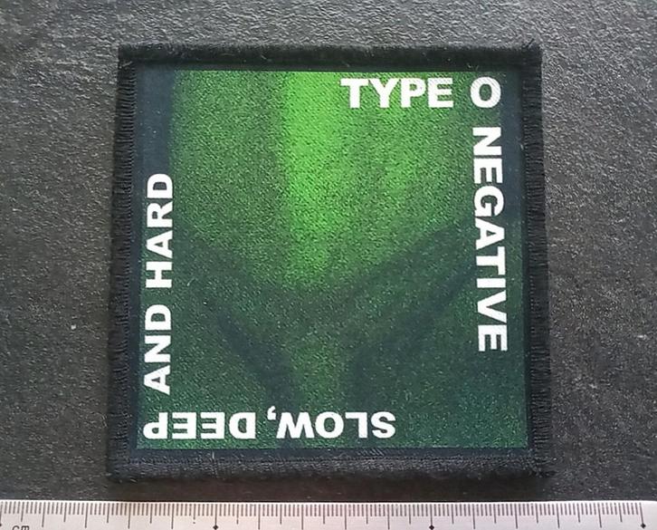 Type O Negative  erg mooie slow,deep and hard   patch t270 , Verzamelen, Muziek, Artiesten en Beroemdheden, Nieuw, Kleding, Verzenden