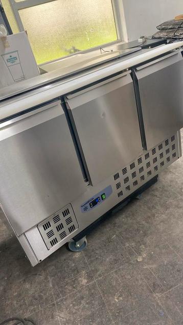 Rvs Koelwerkbank saladette combisteel 1 jaar oud beschikbaar voor biedingen