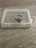ZINZI zilveren ring rosé verguld met witte zirconia ZIR1150, Met edelsteen, 17 tot 18, Ophalen of Verzenden, Dame