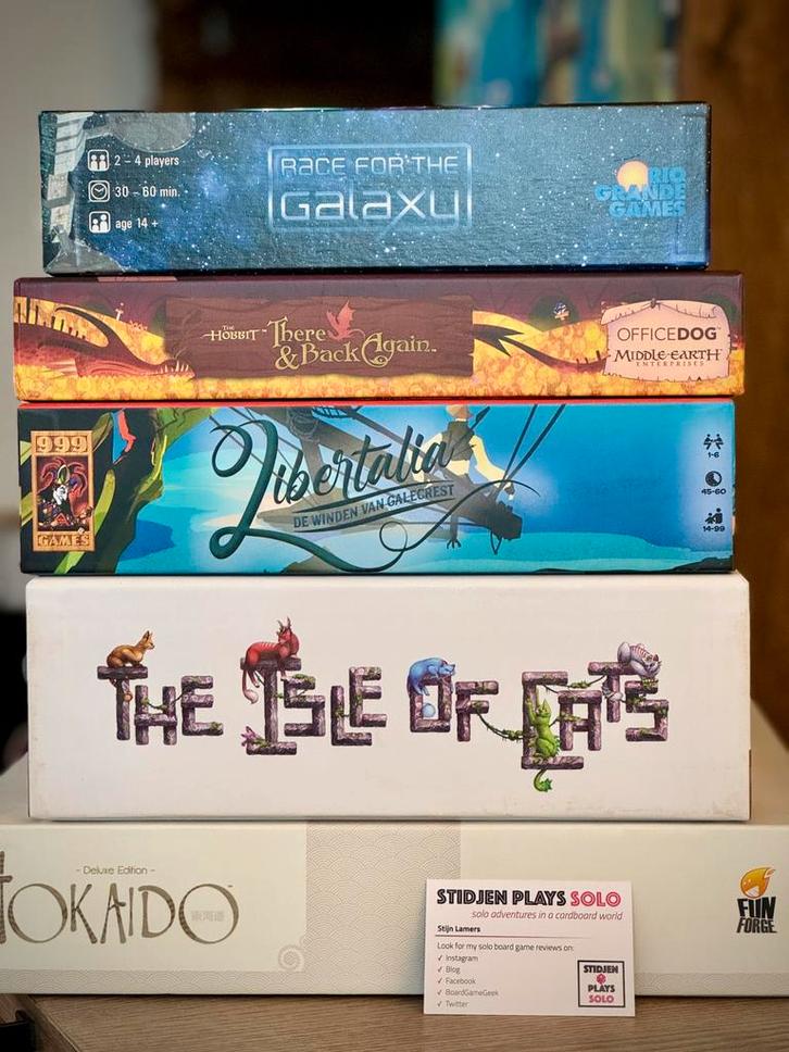 RFTG, Tokaido, Libertalia, Isle of Cats, The Hobbit, Hobby en Vrije tijd, Gezelschapsspellen | Bordspellen, Zo goed als nieuw