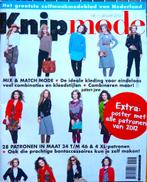 2 x KNIPMODE - jan.2013 en nov. 2011 als nieuw, Verzenden, Zo goed als nieuw, Overige typen, Knipmode