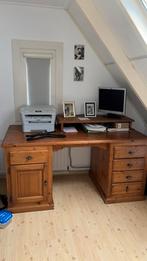 Te koop Grenen Bureau, Huis en Inrichting, Ophalen of Verzenden, Gebruikt