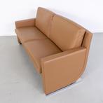 1x Leolux Timandra Bank 2,5-zits/172cm Leder - Cognac, Huis en Inrichting, Overige maten, Minder dan 75 cm, 150 tot 200 cm, Ophalen of Verzenden