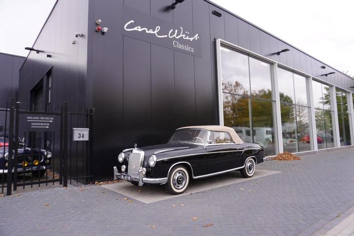 Mercedes-Benz 220 S CABRIOLET, Auto's, Mercedes-Benz, Te koop, S-Klasse, Lederen bekleding, Open dak, Benzine, Cabriolet, Handgeschakeld