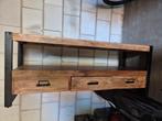 Mango hout set, Huis en Inrichting, Ophalen, Zo goed als nieuw, 25 tot 50 cm, Rechthoekig