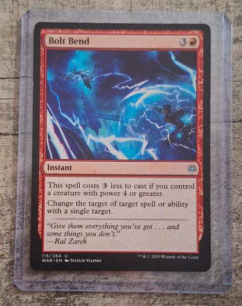 Bolt Bend - Magic the Gathering, Hobby en Vrije tijd, Verzamelkaartspellen | Magic the Gathering, Gebruikt, Losse kaart, Verzenden