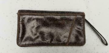 FOSSIL  clutch polstasje organizer bruin leder (nr F210) beschikbaar voor biedingen