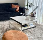 Vintage Gispen salontafel, Coen de Vries, Ophalen, 100 tot 150 cm, Vierkant, 50 tot 100 cm