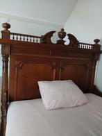 Antiek Frans bed, Ophalen, Gebruikt, Twijfelaar, 200 cm