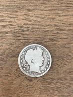 Barber half dollar 1907 S zilver, Ophalen of Verzenden, Noord-Amerika, Zilver
