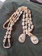 Vintage Ivoor Kleurige been Ketting olifant afrika orgineel, Ophalen of Verzenden