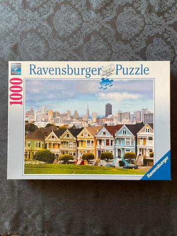 Puzzel Painted ladies San Francisco (Ravensburger) beschikbaar voor biedingen