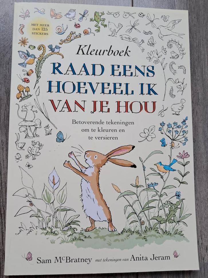 Kleurboek Raad eens hoeveel ik van je hou, Boeken, Kinderboeken | Baby's en Peuters, Nieuw, 3 tot 4 jaar, Ophalen