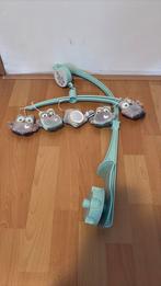 Muziekmobiel mintgroen uiltjes Tiamo, Ophalen of Verzenden, Zo goed als nieuw, Overige typen