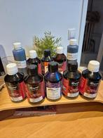 Dupont zijdeverf open en gesloten flessen, Hobby en Vrije tijd, Ophalen, Gebruikt