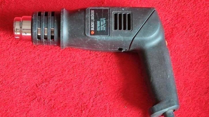 Black & Decker verfstripper BD1666 / H1 1600watt, Doe-het-zelf en Verbouw, Gereedschap | Handgereedschap, Zo goed als nieuw, Ophalen of Verzenden