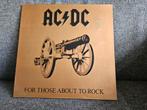 AC/DC - For Those About To Rock LP, Ophalen of Verzenden, Zo goed als nieuw, 12 inch, Poprock