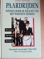 Paardrijden - Winnen door positief denken, Boeken, Ophalen of Verzenden, Gelezen, Overige onderwerpen, Jane Savoie