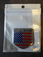 Amerika American US red vlag flag embleem badge stickers, Ophalen of Verzenden, Nieuw, Auto of Motor