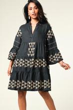 Greek archaic kori linnen dress, Zwart, Greek archaic kori, Ophalen of Verzenden, Zo goed als nieuw