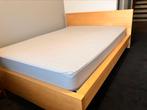 Ikea Malm bed 140x200 + matras Sultan, Ophalen, Wit, Tweepersoons, 140 cm