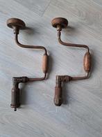 *** 2 Antieke handboren, Antiek en Kunst, Antiek | Gereedschap en Instrumenten, Ophalen of Verzenden