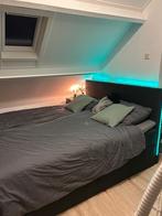 Boxspring met opbergruimte, Huis en Inrichting, Slaapkamer | Boxsprings, Ophalen, Tweepersoons, Zo goed als nieuw, 180 cm