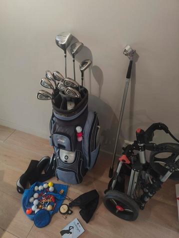 Complete MODERNE golfset dames + fastfood 3-wiel trolley beschikbaar voor biedingen