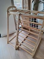 Houten speeltoestel/klimrek voor binnen, Kinderen en Baby's, Speelgoed | Buiten | Speeltoestellen, Ophalen, Gebruikt, Klimnet