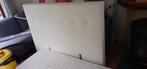 Boxspring achterwand skyleer wit 150x114x14, Huis en Inrichting, 140 cm, Wit, Zo goed als nieuw, Ophalen