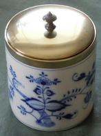 Nr L181: 1 Meissen stroopwafelpot met Zwiebelmuster, Ophalen of Verzenden