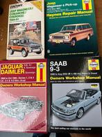 Diverse workshop manuals; jeep-jaguar-saab, Ophalen of Verzenden, Zo goed als nieuw, Autotechniek