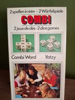 Vintage combi spel: Woordspel en yatzy, Hobby en Vrije tijd, Gezelschapsspellen | Bordspellen, Ophalen of Verzenden, Zo goed als nieuw