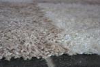 Zacht vloerkleed Shaggy Gala hoogpolig beige 200 x 290, 150 tot 200 cm, Ophalen of Verzenden, Bruin, Rechthoekig