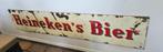 Heineken's Bier reclame bord Collecters Item, Verzamelen, Merken en Reclamevoorwerpen, Ophalen, Gebruikt, Reclamebord