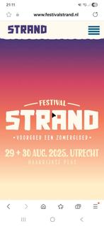 2 vrijdag kaartsjes festival strand, Twee personen