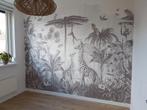 Leuk behang voor hergebruik, Ophalen, Minder dan 10 m², Wit, Jungle