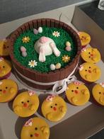 Wilton Mal konijnen kontjes en kuikens., Ophalen of Verzenden, Zo goed als nieuw, Taarten of Cupcakes, Versiering