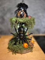 Uniek Halloween/Heksentrafeel verlichte zuil op boomschijf, Ophalen of Verzenden, Nieuw, Versiering, Halloween of Griezel