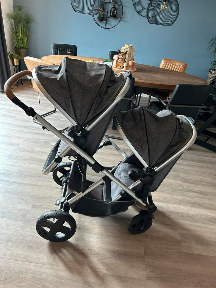 Dubbele wandelwagen / kinderwagen Pericles, Kinderen en Baby's, Kinderwagens en Combinaties, Gebruikt, Combiwagen, Overige merken