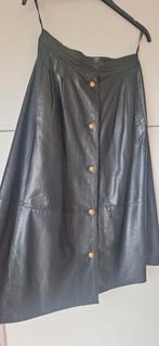 Vintage Etienne Aigner leren A-lijn rok, Ophalen
