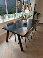 Eettafel incl. 6 stoelen, Huis en Inrichting, Tafels | Eettafels, 200 cm of meer, 50 tot 100 cm, Rechthoekig, Eikenhout